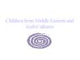 Children from Middle Eastern and Arab Cultures PowerPoint PPT Presentation