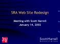 SRA Web Site Redesign PowerPoint PPT Presentation