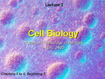 Cell Biology