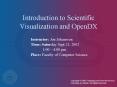 Introduction to Scientific Visualization and OpenDX PowerPoint PPT Presentation