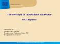 The concept of centralised clearance VAT aspects PowerPoint PPT Presentation
