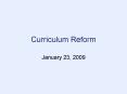 Curriculum Reform PowerPoint PPT Presentation
