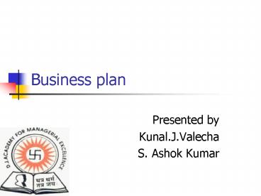 Business plan