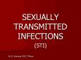 SEXUALLY TRANSMITTED INFECTIONS PowerPoint PPT Presentation