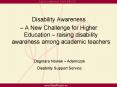 Disability Awareness PowerPoint PPT Presentation