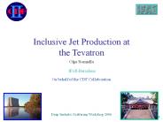 Inclusive Jet Production at the Tevatron