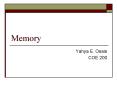 Memory PowerPoint PPT Presentation