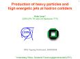 Production of heavy particles and high energetic jets at hadron colliders PowerPoint PPT Presentation