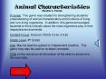 Animal Characteristics Claudia E' Pineda PowerPoint PPT Presentation