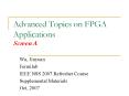 Advanced Topics on FPGA Applications Screen A PowerPoint PPT Presentation