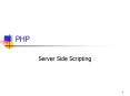 PHP PowerPoint PPT Presentation