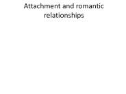 Attachment: From the cradle to the grave