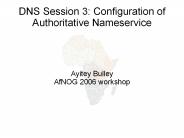 DNS%20Session%203:%20Configuration%20of%20Authoritative%20Nameservice