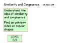 Similarity and Congruence 14Nov09 PowerPoint PPT Presentation