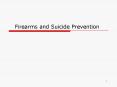 Firearms and Suicide Prevention PowerPoint PPT Presentation
