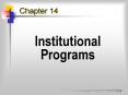 Institutional Programs PowerPoint PPT Presentation