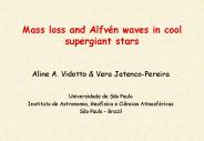 Mass loss and Alfvn waves in cool supergiant stars