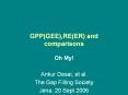 GPP(GEE),RE(ER)%20and%20comparisons PowerPoint PPT Presentation