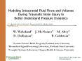 Modeling Intracranial Fluid Flows and Volumes During Traumatic Brain Injury to Better Understand Pressure Dynamics PowerPoint PPT Presentation