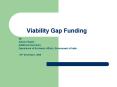 Viability Gap Funding PowerPoint PPT Presentation