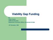 Viability Gap Funding