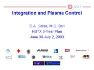 Integration and Plasma Control
