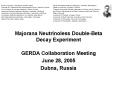 Majorana Neutrinoless Double-Beta Decay Experiment PowerPoint PPT Presentation