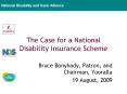 The Case for a National Disability Insurance Scheme PowerPoint PPT Presentation