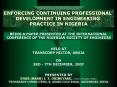 BEING A PAPER PRESENTED AT THE INTERNATIONAL CONFERENCE OF THE NIGERIAN SOCIETY OF ENGINEERS PowerPoint PPT Presentation