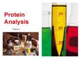 Protein Analysis PowerPoint PPT Presentation