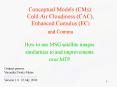 Conceptual Models CMs: Cold Air Cloudiness CAC, Enhanced Cumulus EC and Comma PowerPoint PPT Presentation
