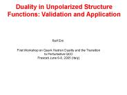 Duality in Unpolarized Structure Functions: Validation and Application