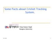 Some Facts about Cricket Tracking System.
