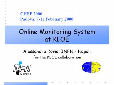 Online%20Monitoring%20System%20at%20KLOE