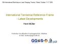 International Terrestrial Reference Frame - Latest Developments PowerPoint PPT Presentation