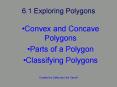 6'1 Exploring Polygons PowerPoint PPT Presentation