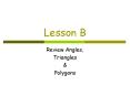 Lesson B PowerPoint PPT Presentation