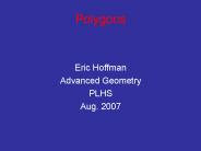 Polygons