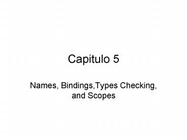 Capitulo 5