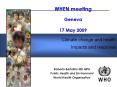 WHEN meeting  Geneva 17 May 2009 PowerPoint PPT Presentation