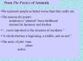 From The Poetics of Artistotle PowerPoint PPT Presentation