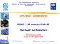 Jerba CDM Investor Forum: Moroccan participation PowerPoint PPT Presentation