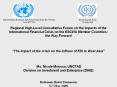 Regional High-Level Consultative Forum on the Impacts of the International Financial Crisis on the ESCWA Member Countries: the Way Forward   PowerPoint PPT Presentation