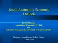 South Australias Economic Outlook PowerPoint PPT Presentation
