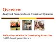 Overview Analytical Framework and Transition Dynamics PowerPoint PPT Presentation
