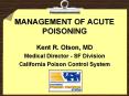 MANAGEMENT%20OF%20ACUTE%20POISONING PowerPoint PPT Presentation