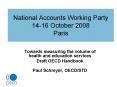 National Accounts Working Party 1416 October 2008 Paris PowerPoint PPT Presentation