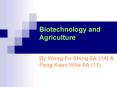 Biotechnology and Agriculture PowerPoint PPT Presentation