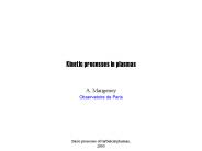 Kinetic processes in plasmas