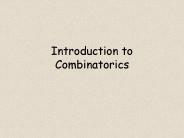 Introduction to Combinatorics
